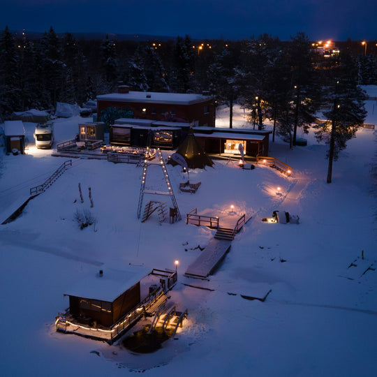 Roiske activity park from sky